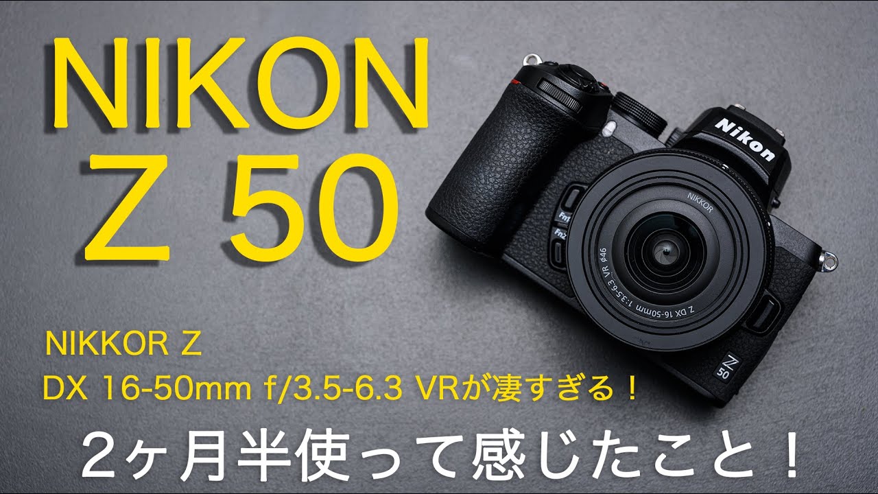 NIKON Z 50を2ヶ月半使って分かったこと。NIKKOR Z DX 16-50mm f/3.5-6.3 VRが凄い写りをする！比較作例あり！