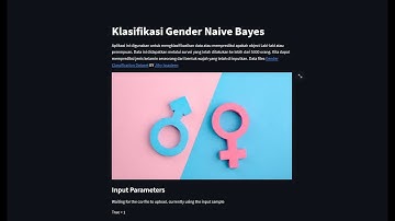 Aplikasi Cerdas Data Mining  ( Klasifikasi - Naive Bayes ) untuk memprediksi Gender