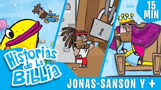 Historias de la Biblia Animadas | MARATON Jonás + Sansón + Josafat y otros | SK en Español