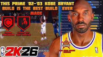 THE BEST KOBE BRYANT BUILD ON 2K26 ! | Kobe bryant build 2k26 | Best build 2k26