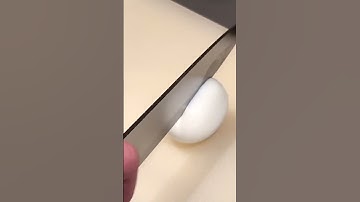 How to cut a hard boiled Egg #egg #eggciting