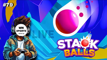 Live- STACK BALL 3d  highest score challenge🔥| Live gameplay 79