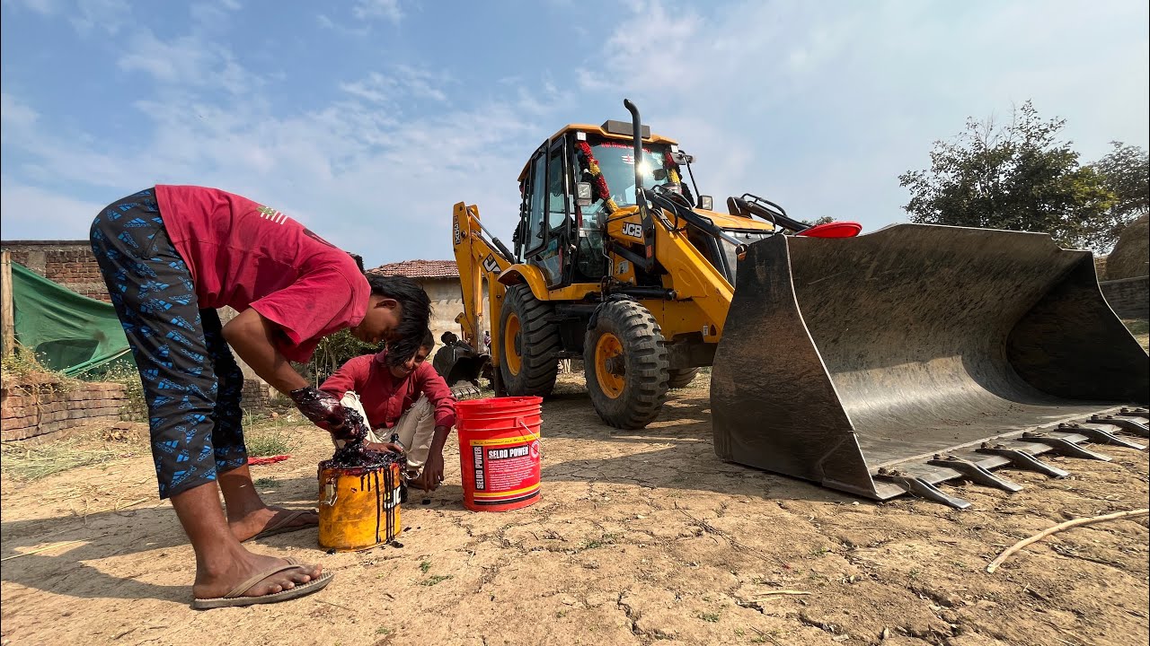 JCB 3DXPLUS  makan todne ARcc wark cuntruction #jcb #jcb3dxmachine #vlog #construction #drawing 