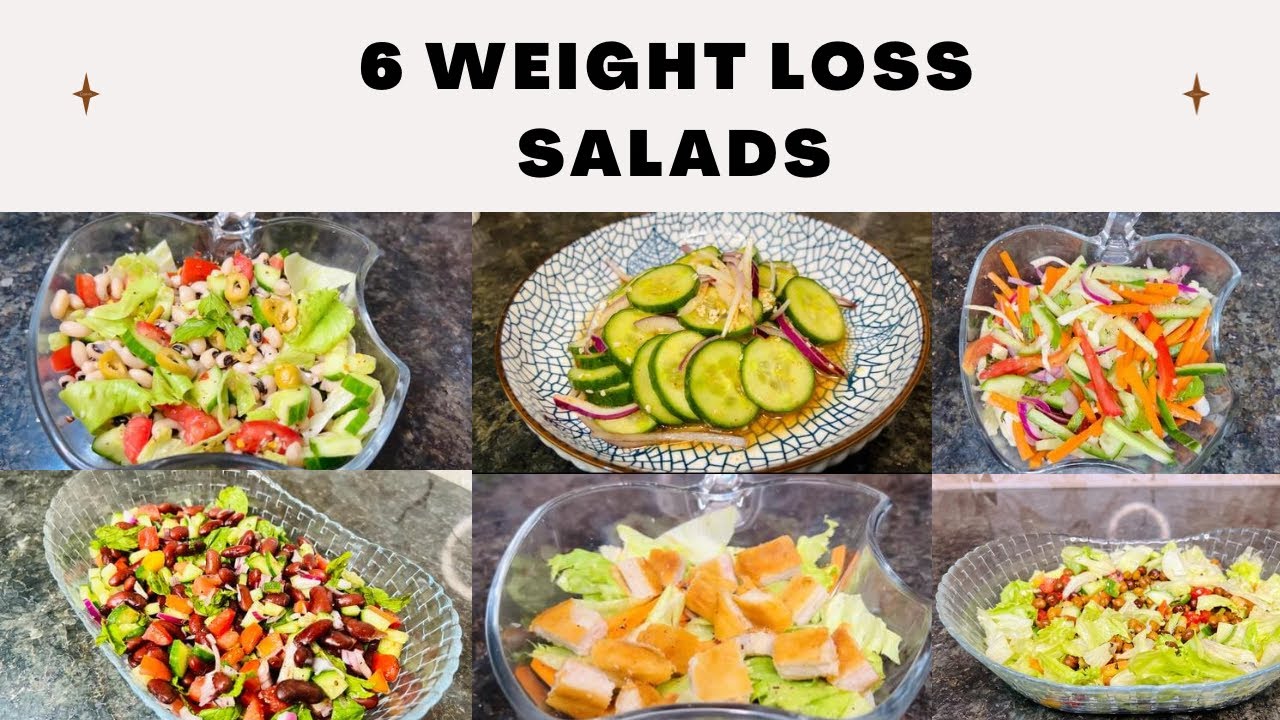 6 WEIGHT LOSS SALAD Recipes In urdu/ hindi Dietitian Rimsha Amir