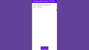 Aplikasi CRUD SqLite Android Studio ( Tugas Akhir Uas Praktikun PAPB )