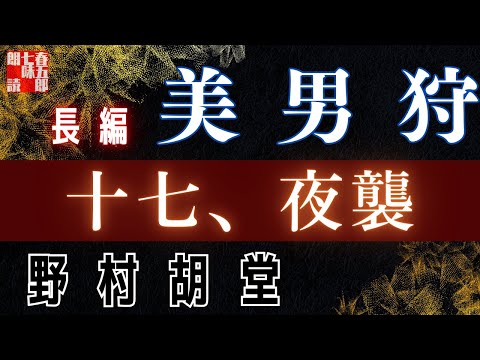 【長編朗読】野村胡堂　【美男狩】第十七話「夜襲」　 　作業用BGM・睡眠導入などに　読み手七味春五郎　　発行元丸竹書房