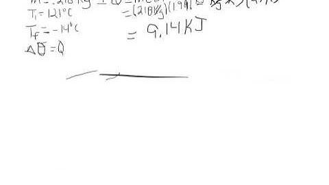 Phase Change Calorimetry Problem