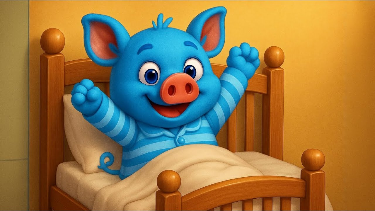 Morning Routine Song for Kids – That’s How Blue Pig Does It! 🐷✨