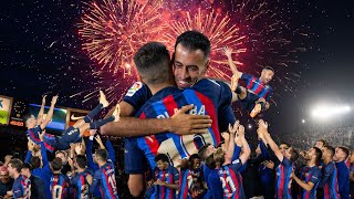 : SERGIO BUSQUETS & JORDI ALBA SAYS GOODBYE + SPOTIFY CAMP NOU HISTORICAL FAREWELL