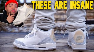 These Are INSANE! Jordan 3 Ivory Craft DETAILED REVIEW + On FEET