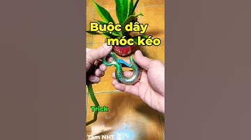 Hướng dẫn cách buộc dây thừng vào móc kéo chắc chắn và dể tháo #trick #shorts