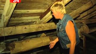 В Днепропетровске из-за бездействия коммунальщиков обвалилась крыша жилого дома(, 2014-06-13T18:17:57.000Z)