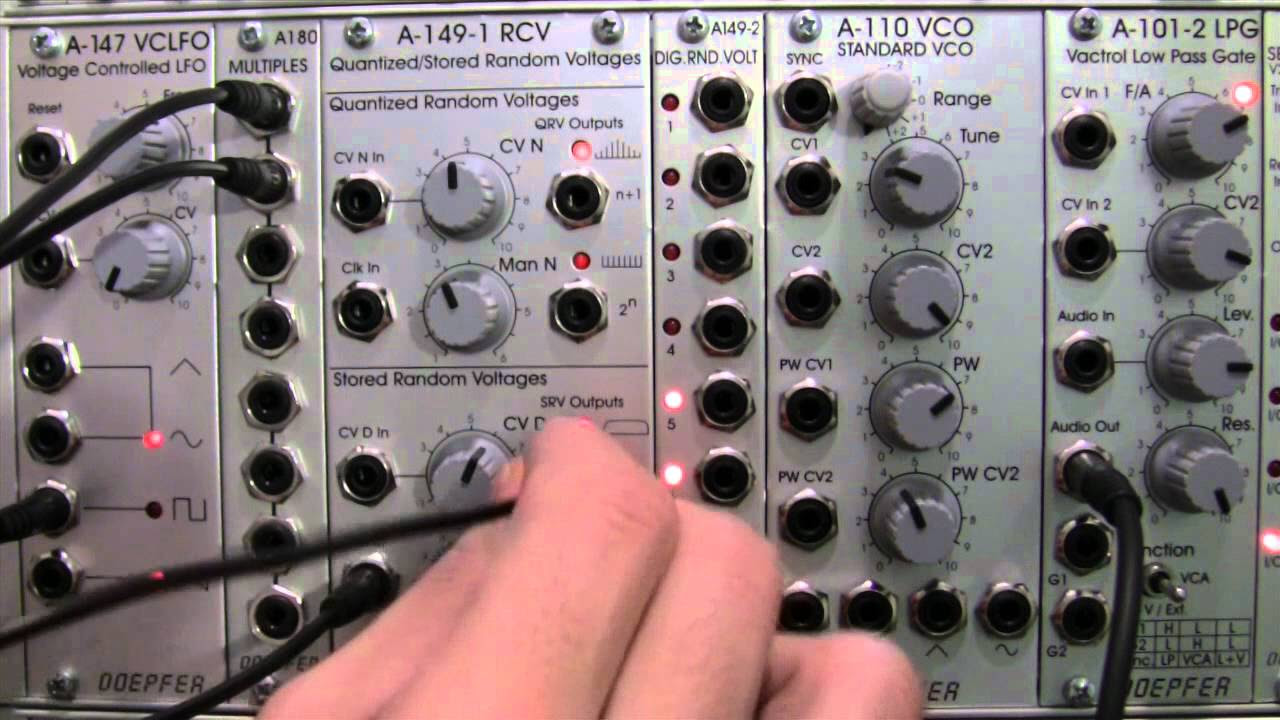 鍵盤楽器 Doepfer A-149-1 RCV Doepfer A 149 RCV Modulation of Quantized and Stored Random