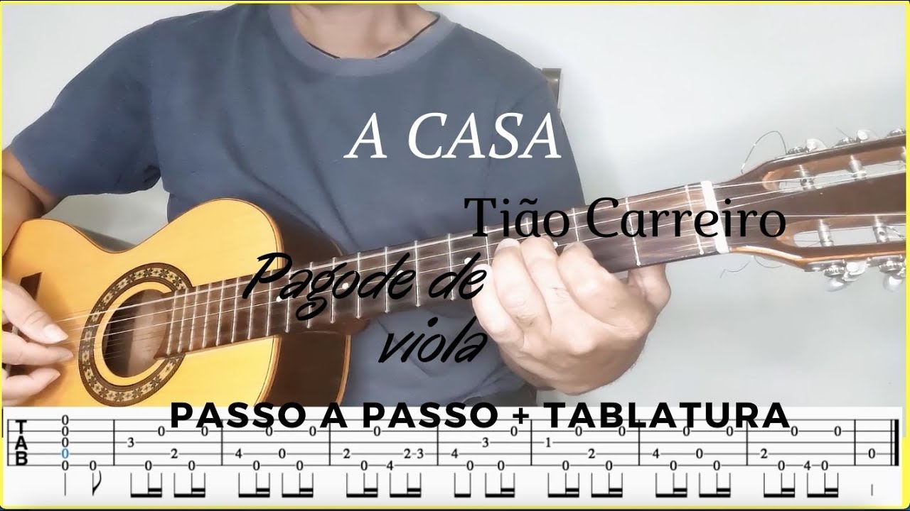 APRENDA VIOLA ] AULA 19 - JOGADOR DE BARALHO (Tião Carreiro