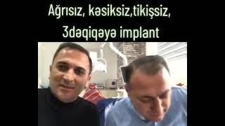 3 dəqiqəyə ağrısız qansız implantasiya Elşən Zaharov 0557773687.