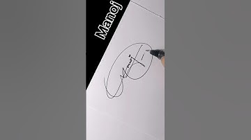 Manoj signed up ||your name is comments #shorts #sign