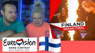 Blind Channel - Dark Side - Finland - Grand Final Eurovision 2021 | COUPLE REACTION VIDEO