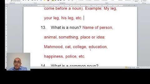 Entry 1 Basic Questions and Answers on Grammar