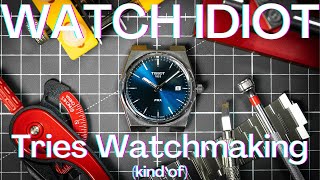 Watch Idiot Tries Watchmaking (Kind Of)- How To Get Rid Of Scratches From A Tissot PRX Case Back