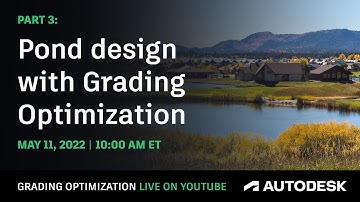 Grading Optimization LIVE Part 3: Pond Design