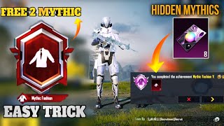 Free 2 Hidden Mythics 😱 | How To Complete ( Mythic Fashion ) For Free | Best Trick |PUBGM