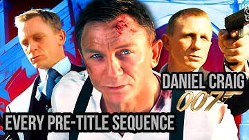 Every 007 Pre-title Sequence | Daniel Craig (4K UHD)