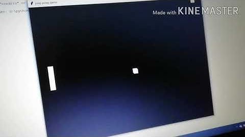 ping pong ball game using python #python #game