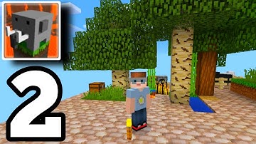 Craftsman: Building Craft - SkyBlock Map - Part 2 (MCPE SkyBlock)