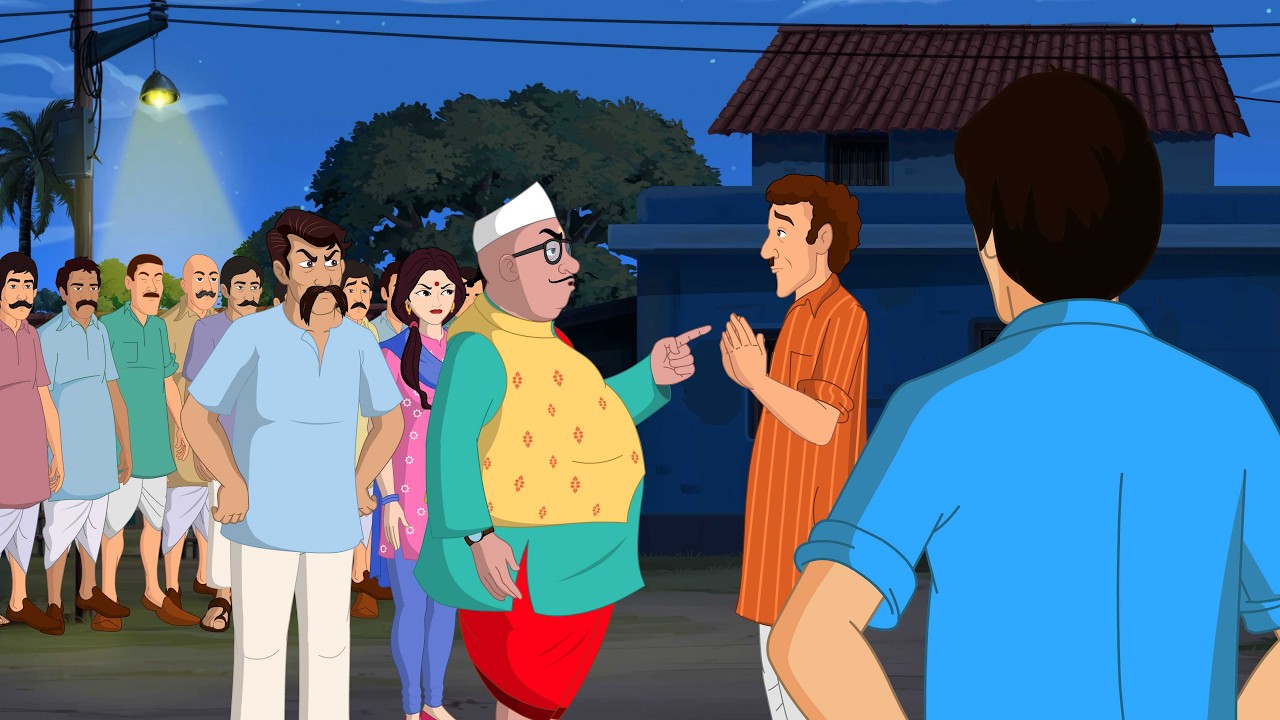 MUKHIYA NE KIYA RASHAN CHORI | Hindi Kahani | Ssoftoons Hindi | Comedy Thriller Animated Story