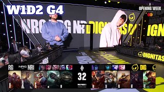 NRG vs DIG | Week 1 Day 2 S14 LCS Spring 2024 | NRG vs Dignitas W1D2 Full Game