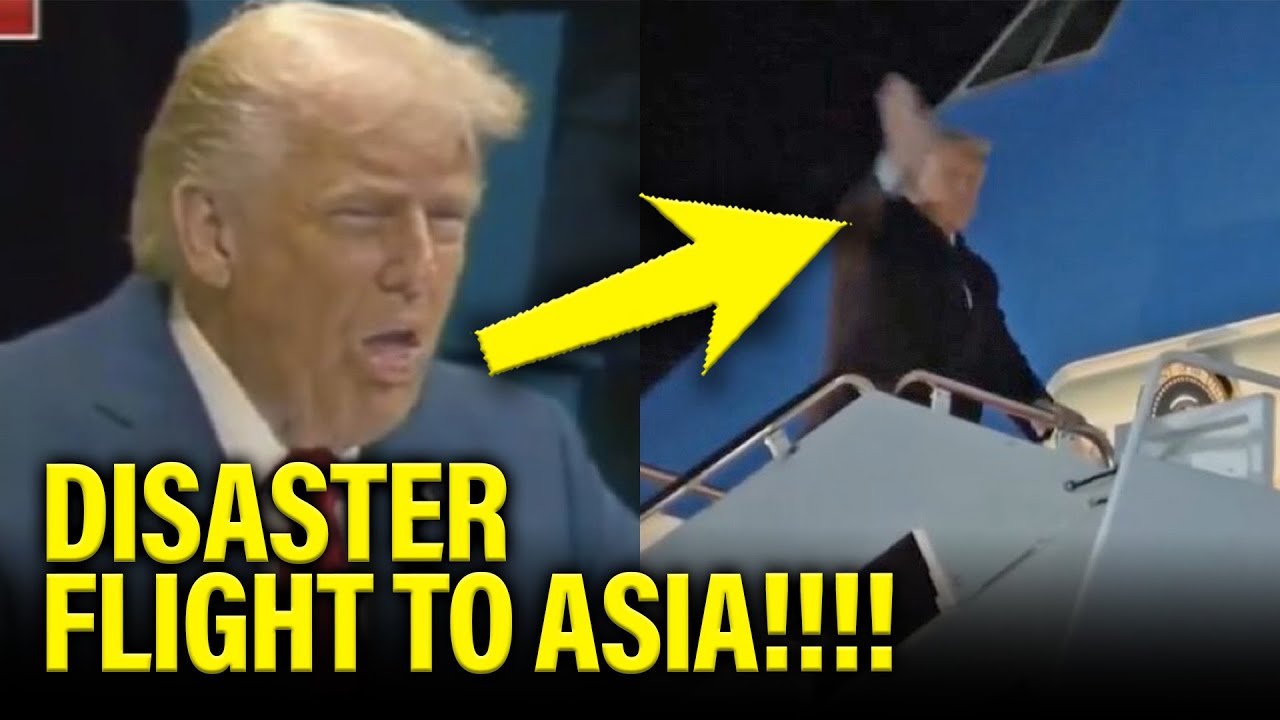 Trump has DISASTER FLIGHT to Asia as SATURDAY FALLS APART