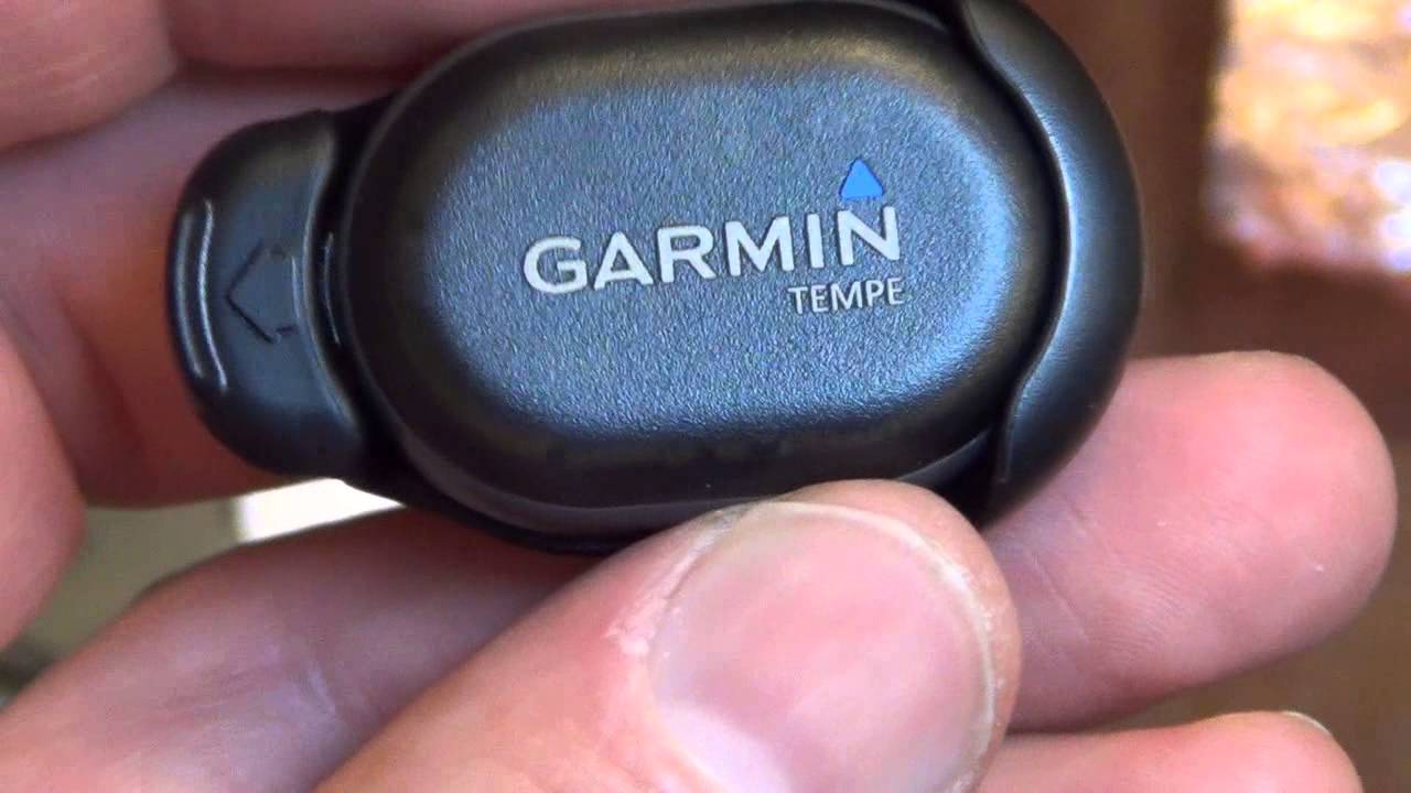 Garmin Tempe External Wireless Temperature Sensor review YouTube