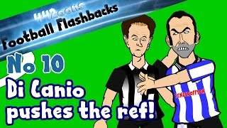 Paolo Di Canio Pushes The Ref Football Flashback No10 Paul Al Parody Funny Cartoon