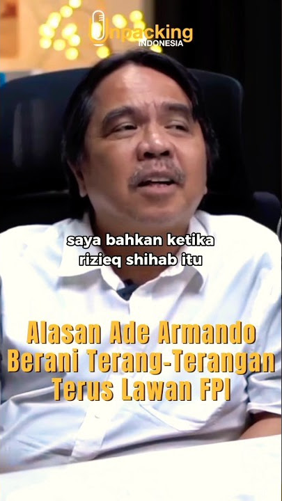 Alasan Ade Armando Tidak Takut Terus Lawan FPI