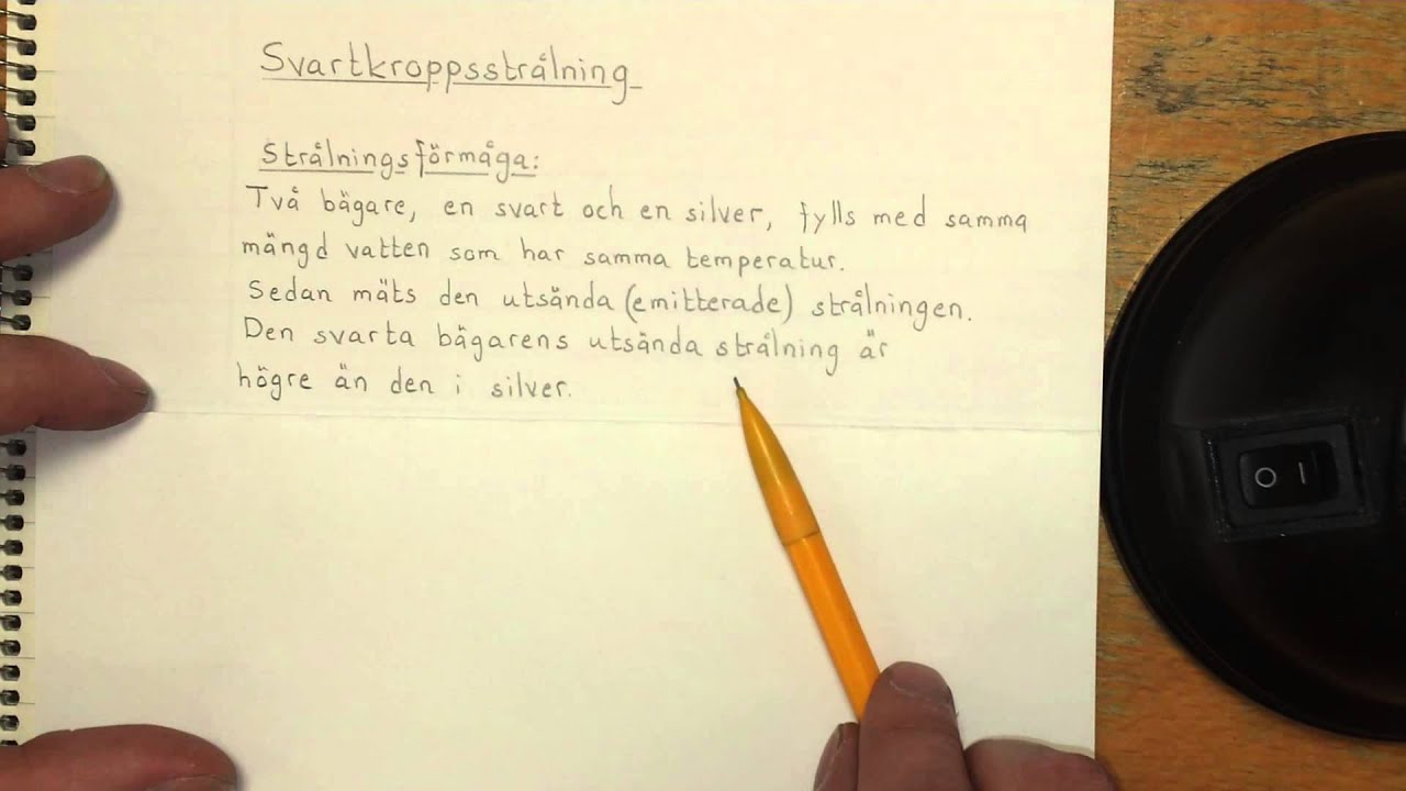 Fysik 2 Svartkroppsstrålning