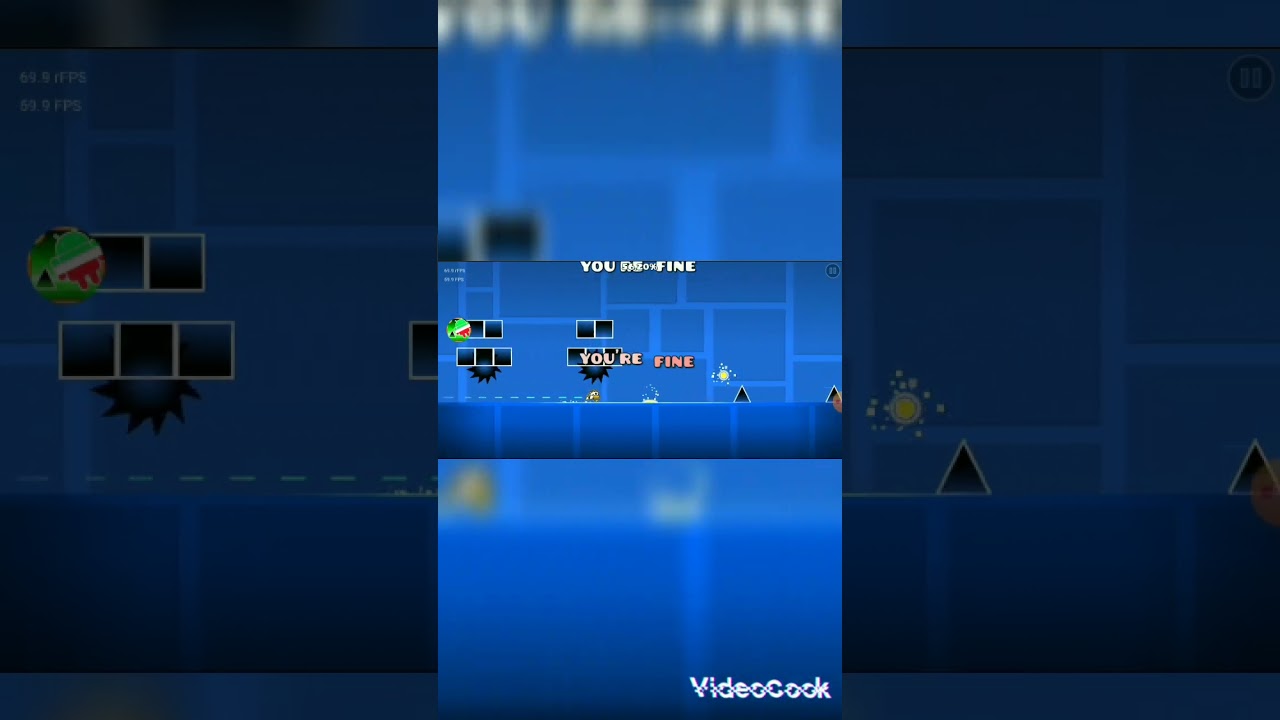 UH WHERES THE SPIKE(Geometry Dash)
