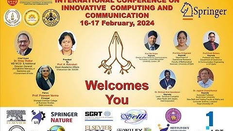 ICICC 2024 Keynotes (Day 1)