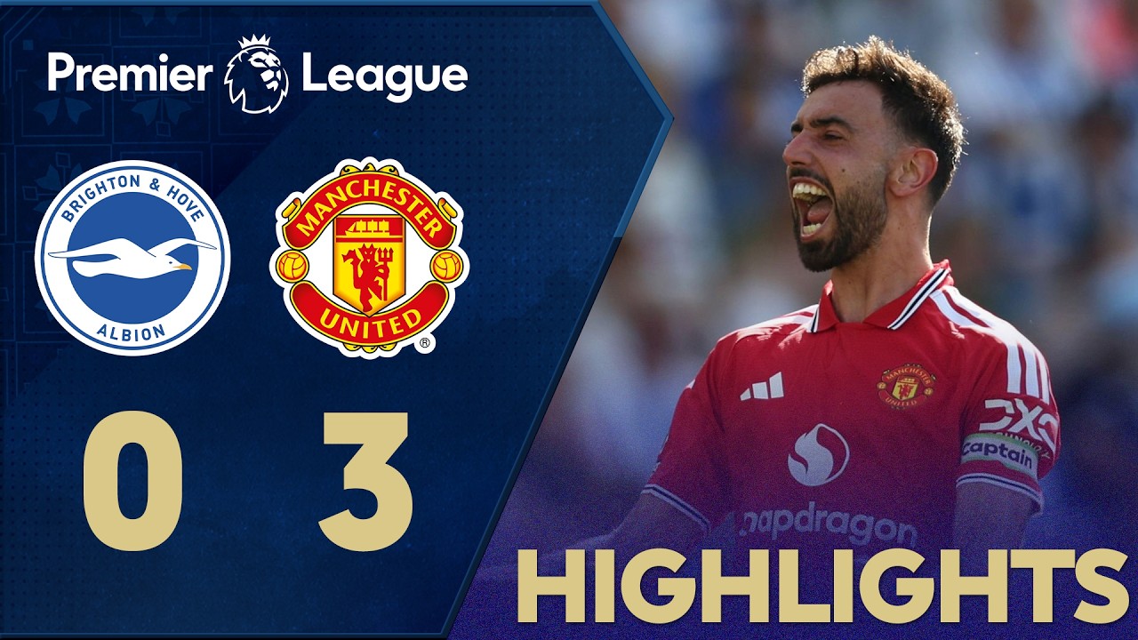 Brighton 0 - 3 Manchester United | Premier League 25/26 Highlights