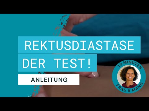 Video: Diastasis Recti Bei Männern Und Nulliparen Frauen