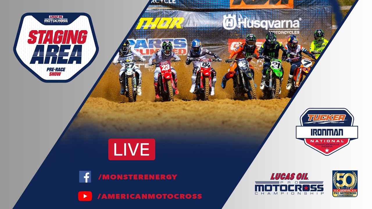 Ironman National Staging Area Pre-Race Show 2022 Pro Motocross