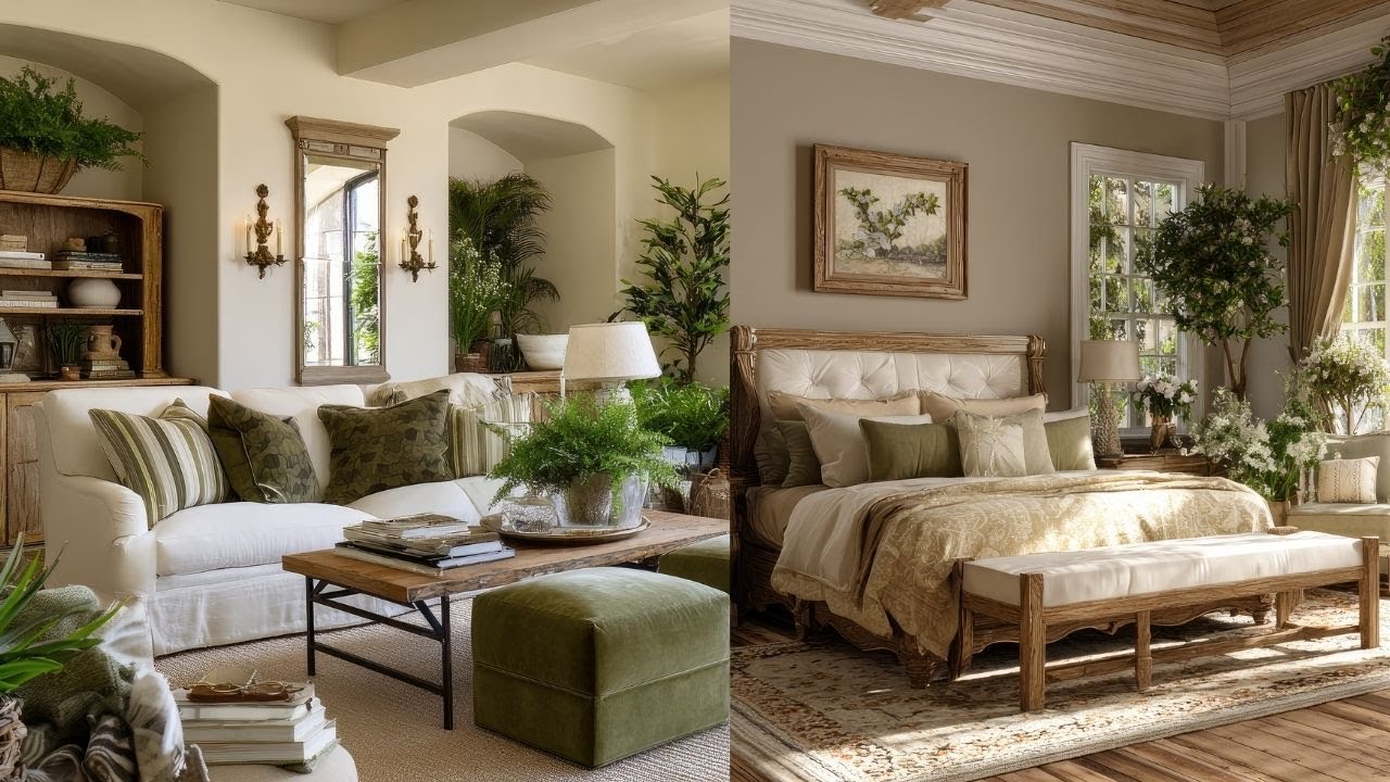 Perfect Beauty Olive & Cream French Country Home 🌿 | Timeless, Elegant & Easy DIY Decor