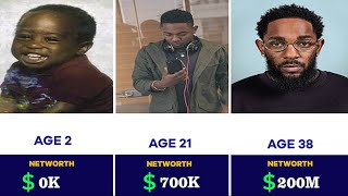 Evolution of Kendrick Lamar Net Worth From 1 to 38 Years Old 🤑