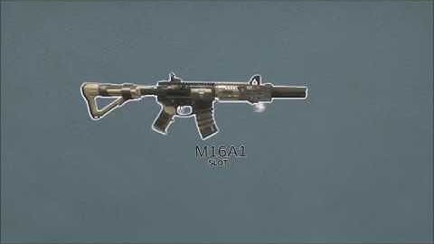 Silenced M4A16 (M16 Assault Rifle) Mod Preview