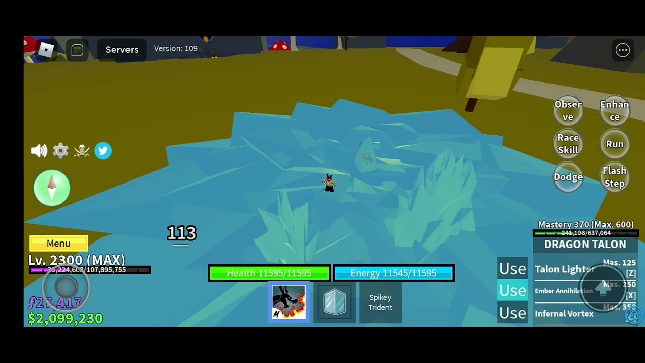 combo Dragon Talon+Ice+Spikey Trident YouTube