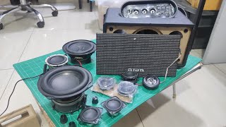 Modify ลำโพงไอว่า aiwa retro plus 60Watt ให้เสียงดีกว่าเดิม