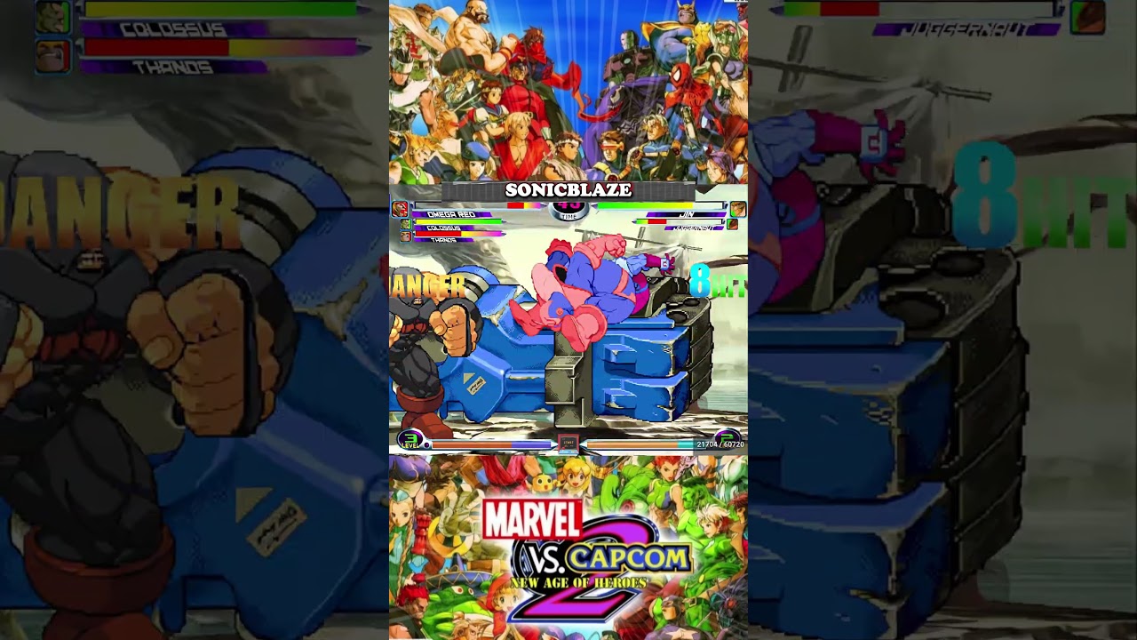 Omega Red + Colossus made MvC 2 WORTH Playing!