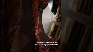 First Run Of Several Cleaning This Main Supply Trunk Line.