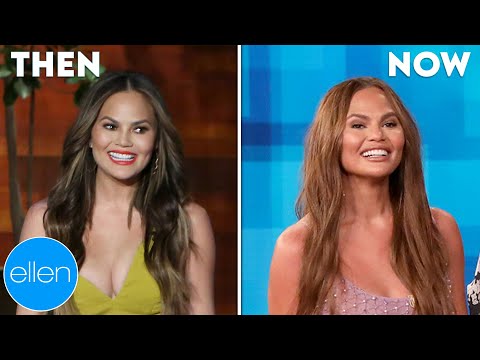 Then and now: chrissy teigen's first & last appearances on 'the ellen show'