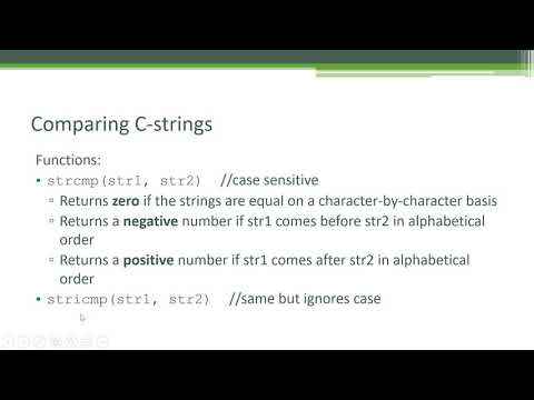 CS144 C String Parameters And Functions