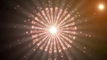 4K Orange Star Spread - Moving Background #AAVFX